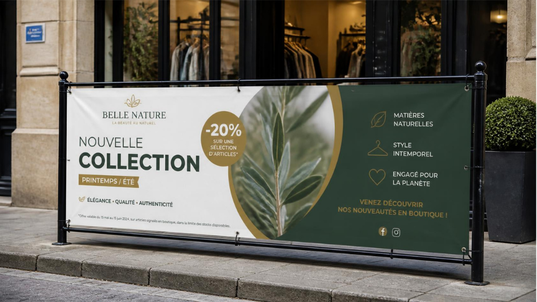 Banderole publicitaire : un support incontournable pour booster la visibilité