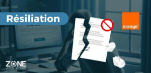 Box internet et modem posés sur une table avant restitution après une résiliation
